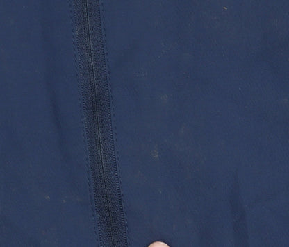 Mens UK Size 2XS Macron Blue Windbreaker Coat