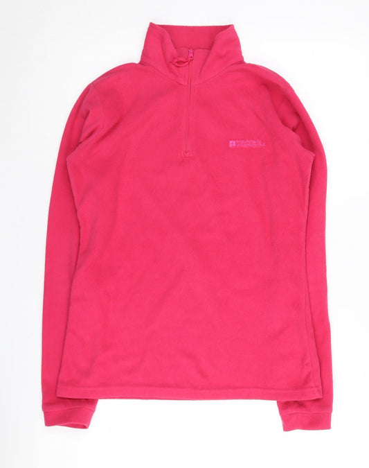 Womens UK Size 8 Mountain Warehouse Pink Pullover Sweatshirt