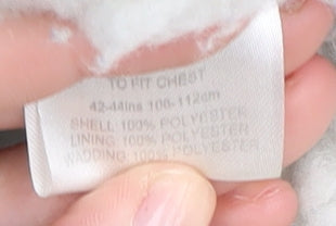 Workwear Men's Blue Check Fleece Jacket, Large