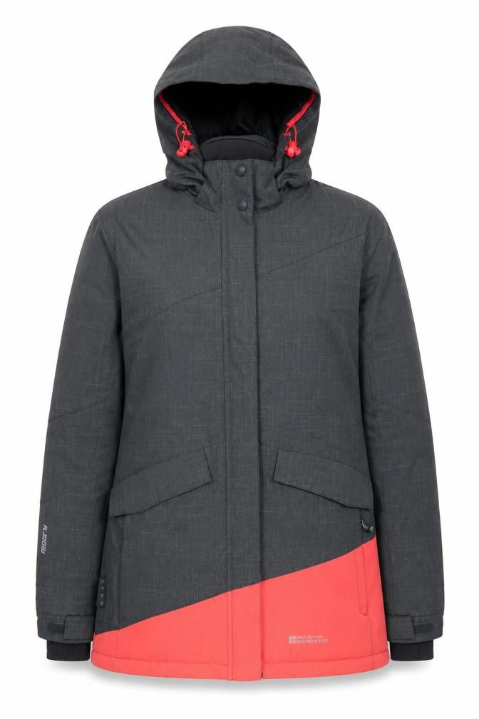 Mountain Warehouse Women's Grey Ski Jacket UK 12, Waterproof