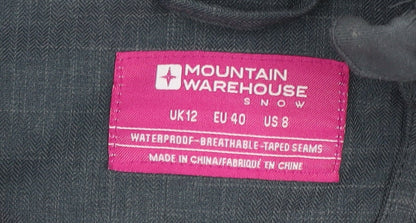 Mountain Warehouse Women's Grey Ski Jacket UK 12, Waterproof