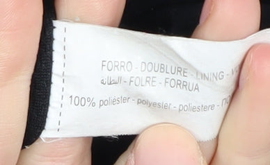 Zara Mens Grey Waistcoat M Stand-Up Collar Lined