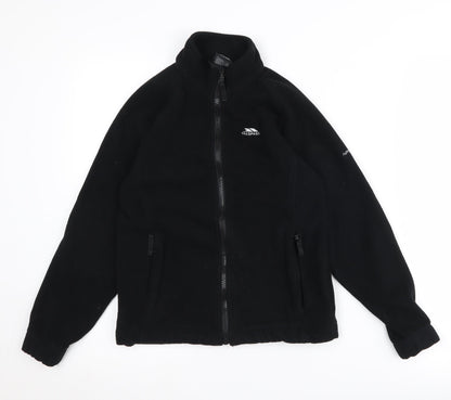 Trespass Boys Black Fleece Jacket Size 9-10 Years