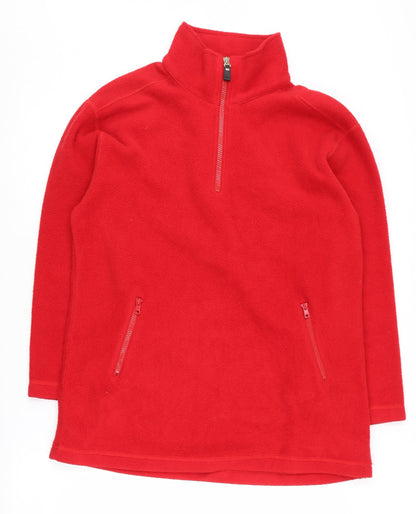 Hikers Haven Red Small Unisex Outdoor Pullover Sweatshirt