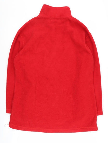 Hikers Haven Red Small Unisex Outdoor Pullover Sweatshirt