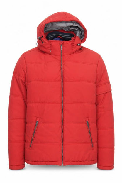 Mens UK Size 42 Brook Taverner Red Puffer Jacket
