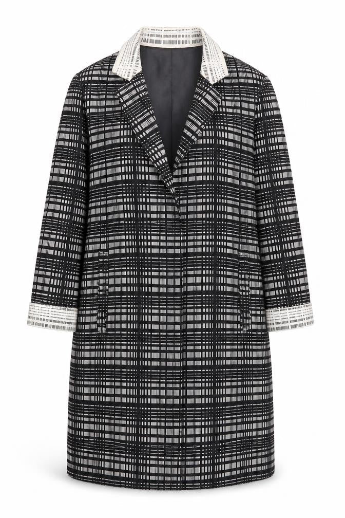 Betty Jackson Black Women's Coat Size 16 Check