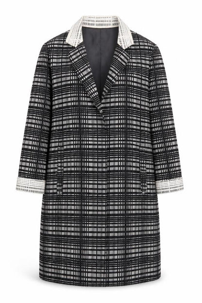 Betty Jackson Black Women's Coat Size 16 Check