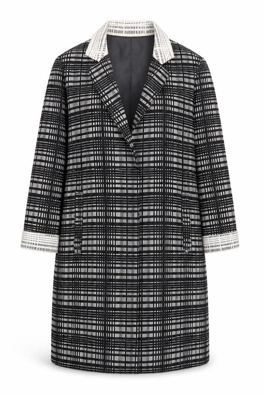 Betty Jackson Black Women's Coat Size 16 Check