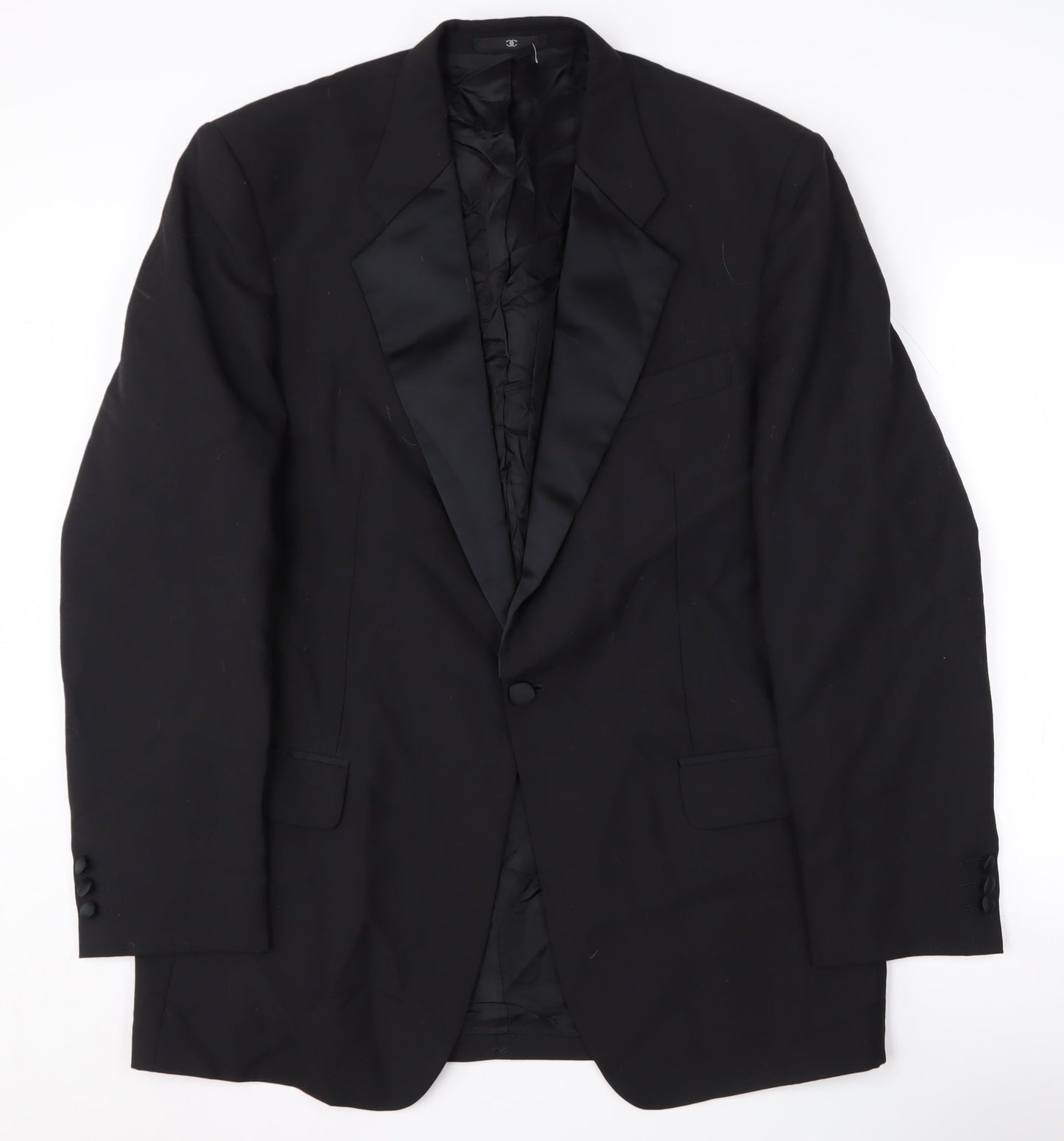 Mens UK Size 40 Ciro Citterio Regular Black Suit Tuxedo