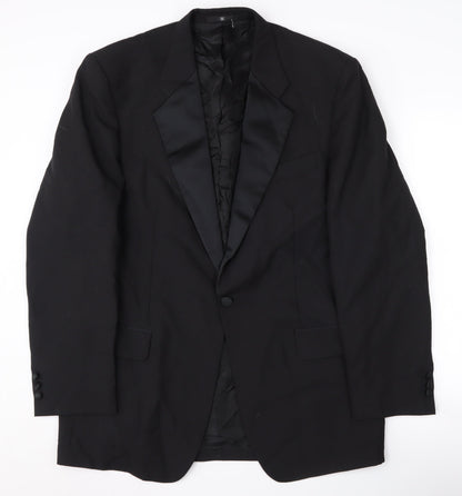 Mens UK Size 40 Ciro Citterio Regular Black Suit Tuxedo