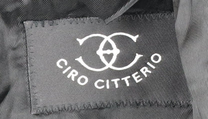 Mens UK Size 40 Ciro Citterio Regular Black Suit Tuxedo