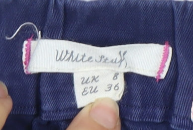 White Stuff Women's Blue Trousers Size 8