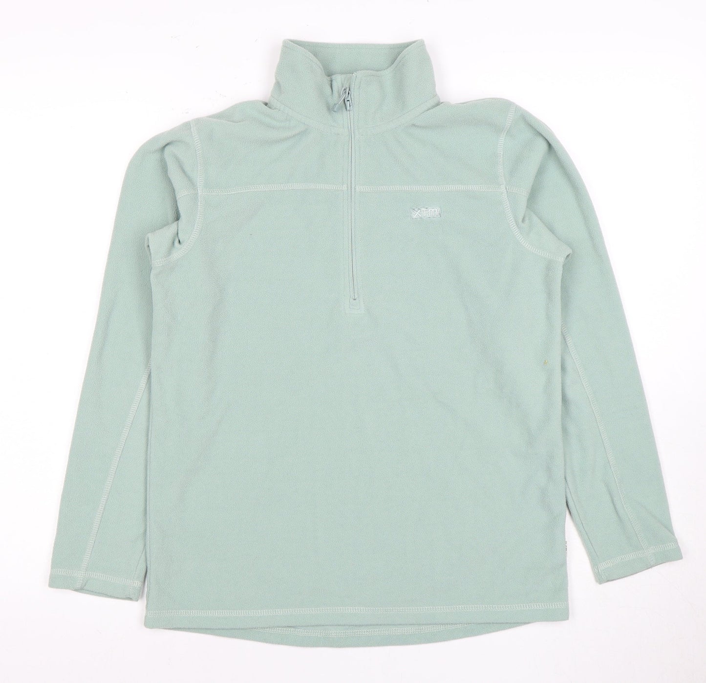 XTM Women's Green 1/2 Zip Sweatshirt Size 10