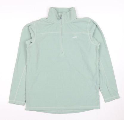 XTM Women's Green 1/2 Zip Sweatshirt Size 10