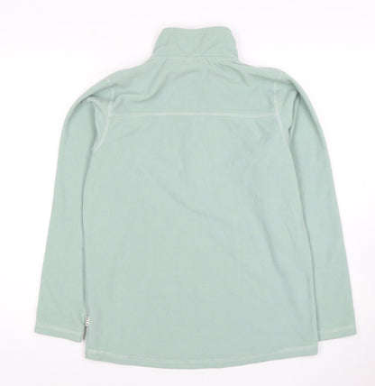 XTM Women's Green 1/2 Zip Sweatshirt Size 10