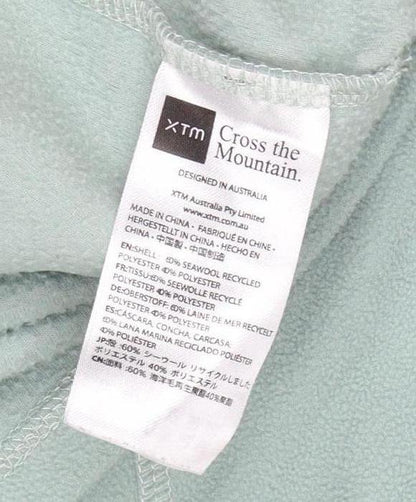 XTM Women's Green 1/2 Zip Sweatshirt Size 10