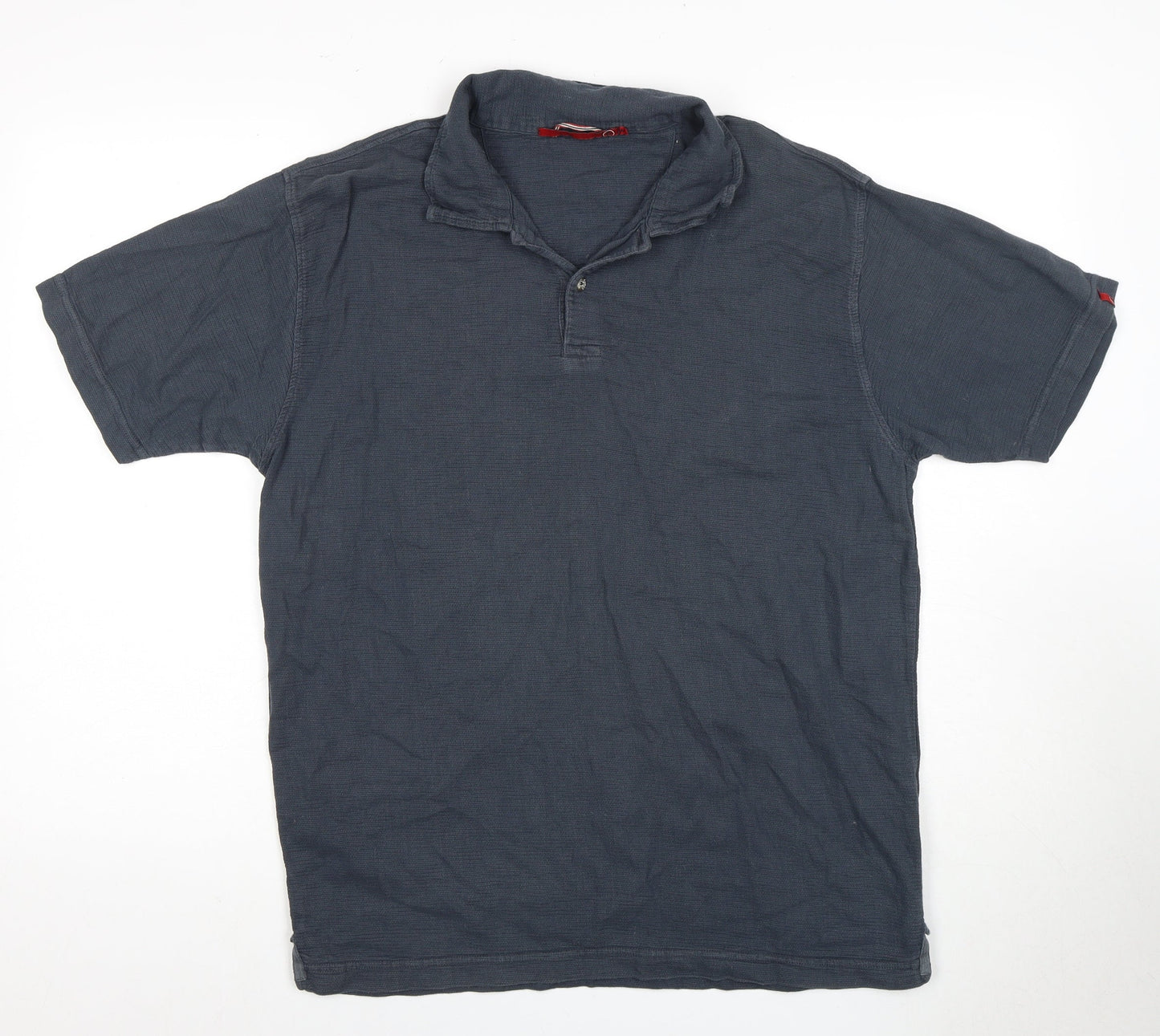 Stuff Men’s Blue Polo Shirt M Short Sleeve Cotton