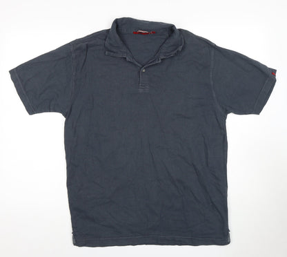 Stuff Men’s Blue Polo Shirt M Short Sleeve Cotton