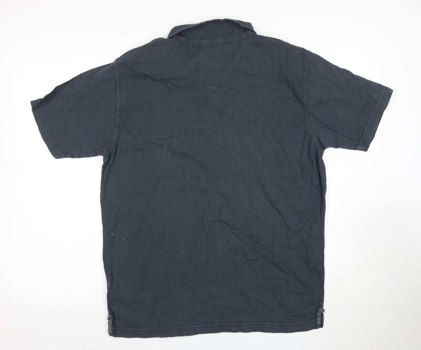 Stuff Men’s Blue Polo Shirt M Short Sleeve Cotton