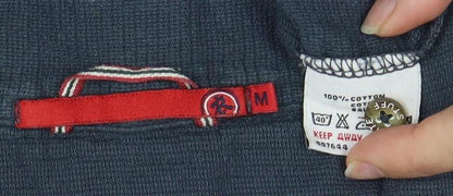 Stuff Men’s Blue Polo Shirt M Short Sleeve Cotton