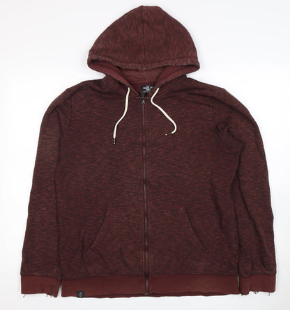 Next Men's Brown Full Zip Hoodie Jumper M