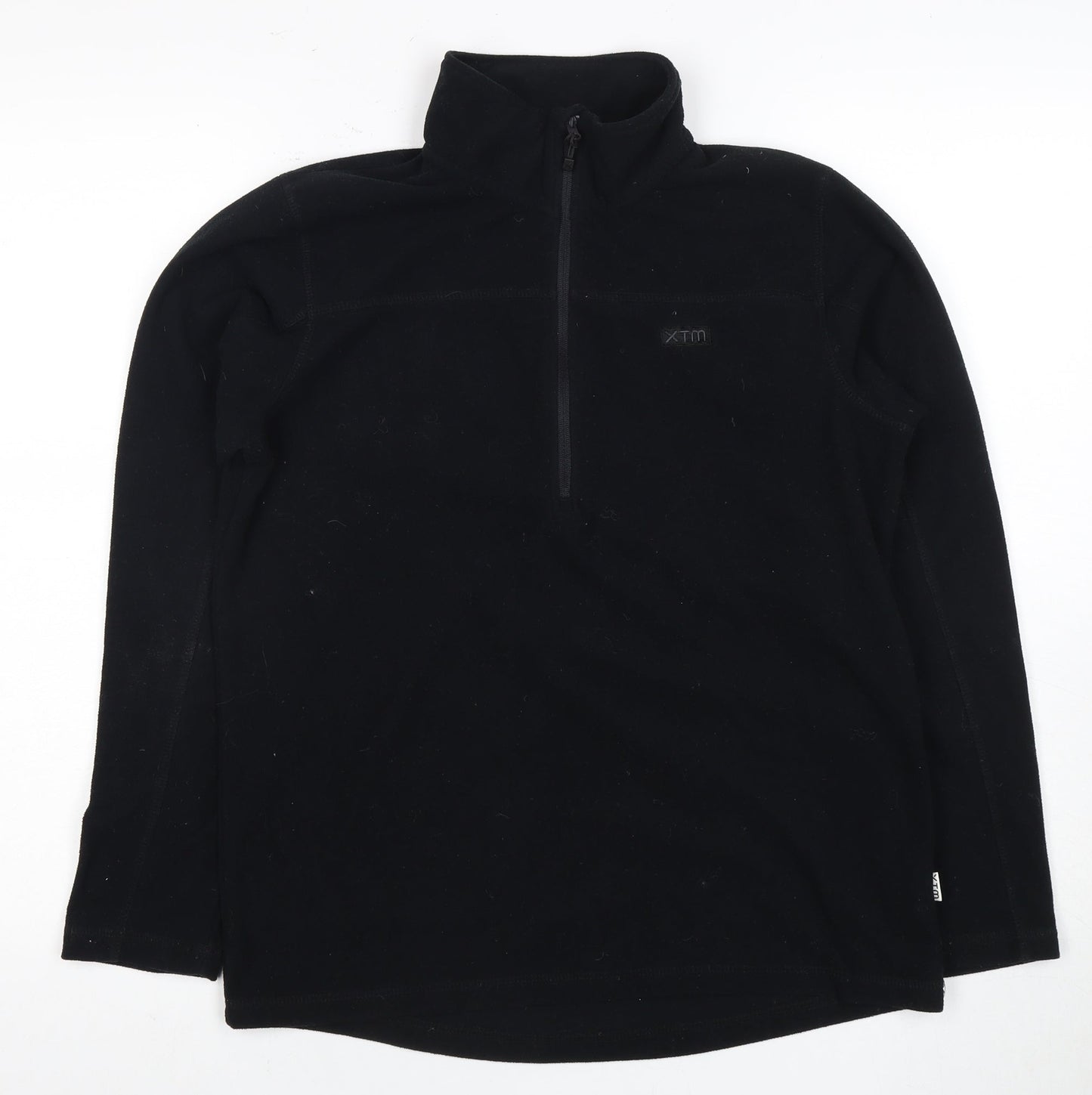 XTM Black Unisex Adults Fleece Pullover Sweatshirt