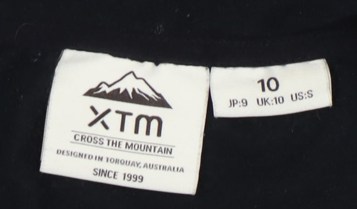 XTM Black Unisex Adults Fleece Pullover Sweatshirt