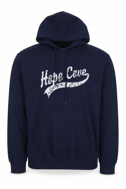 Mens UK Size S Gildan Blue Pullover Hoodie
