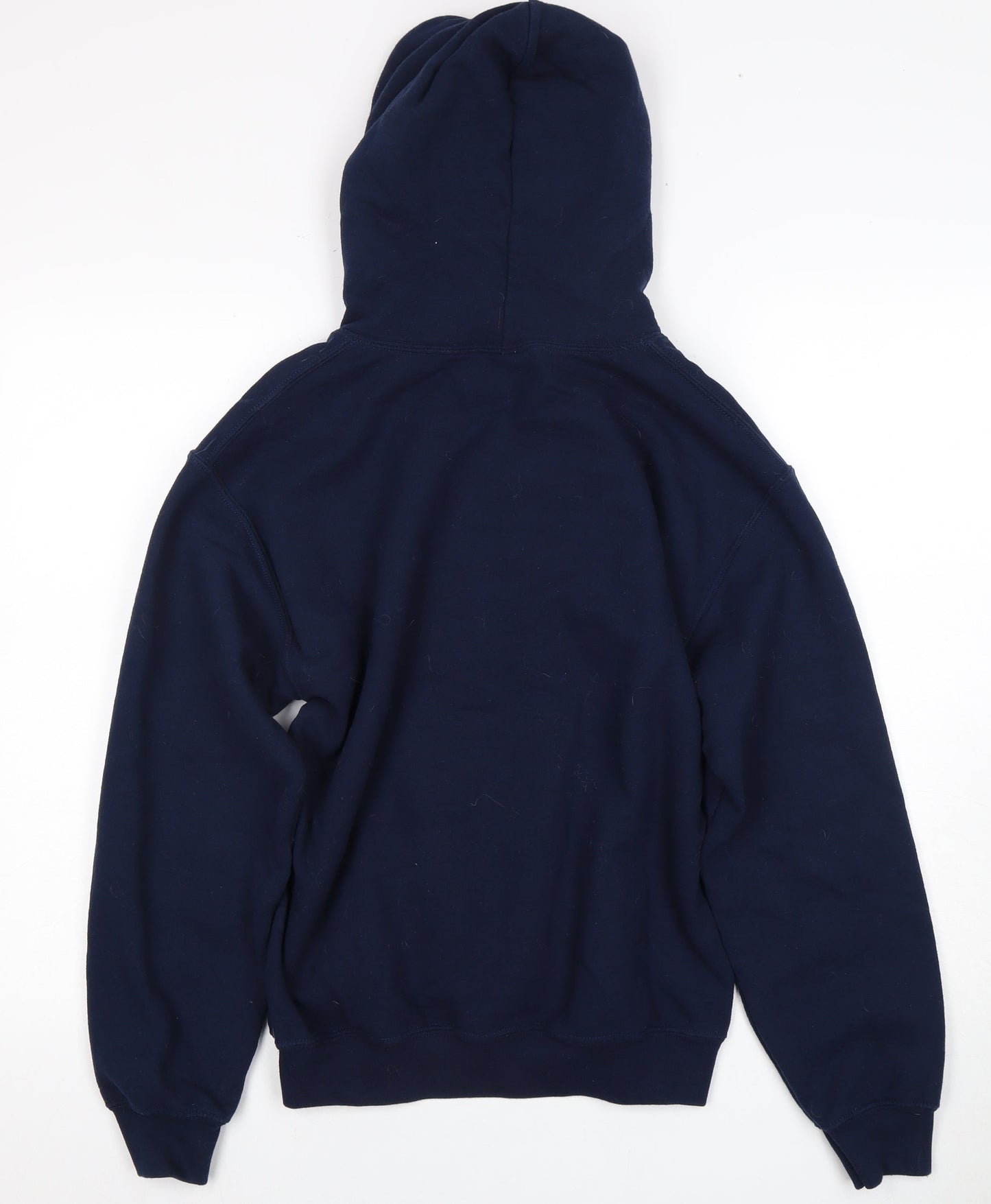 Mens UK Size S Gildan Blue Pullover Hoodie