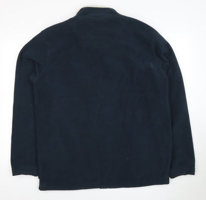 Winnipeg Men's Blue XL Full Zip Fleece Jacket