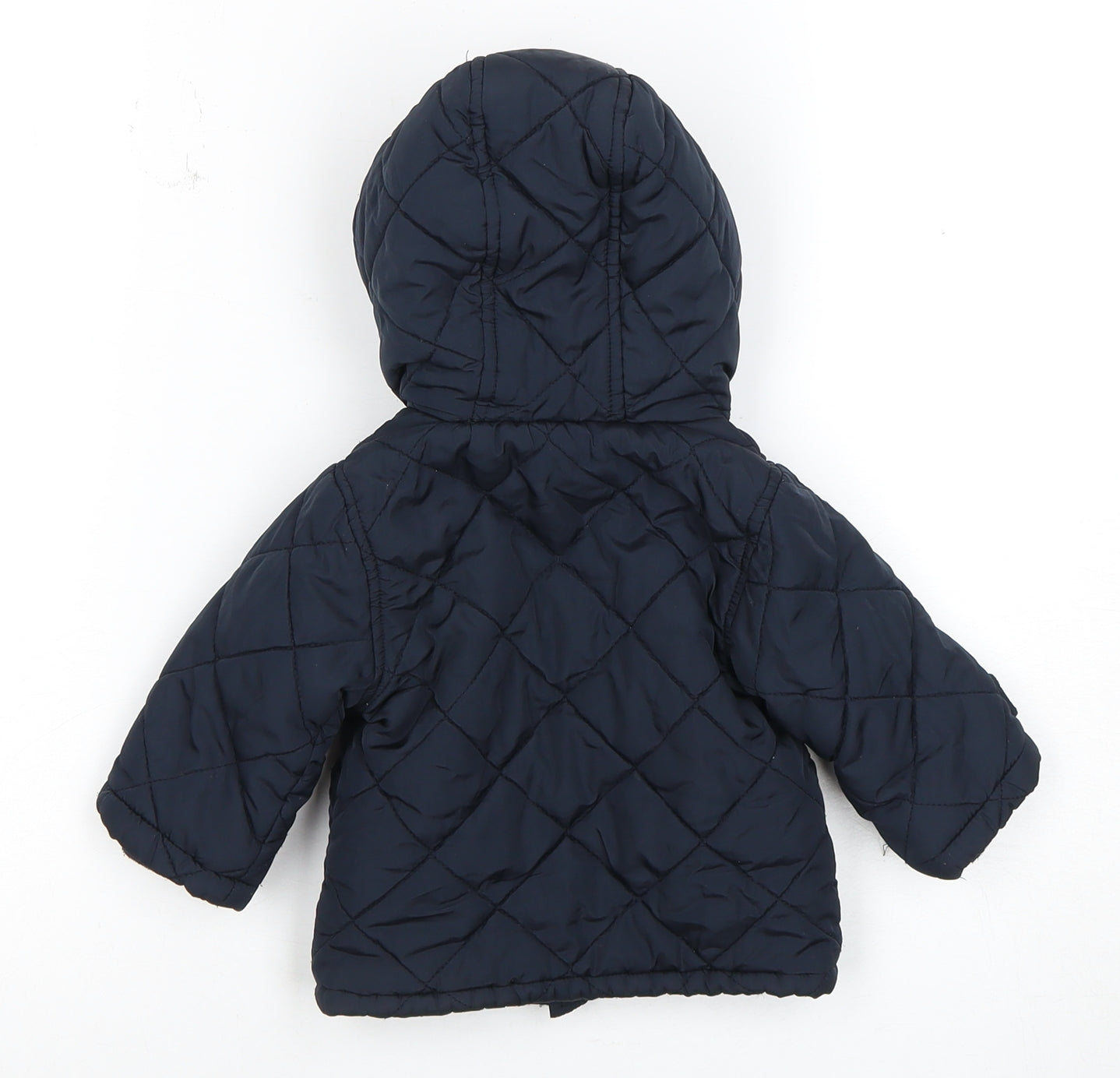 Junior J Boys Navy Quilted Puffer Jacket 3-6 Months
