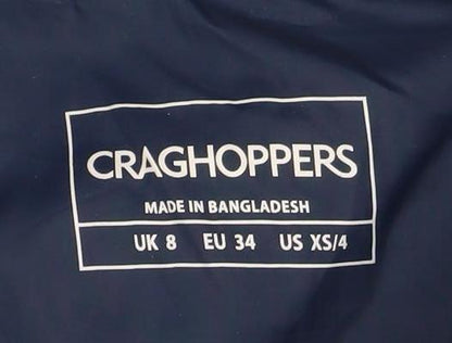 Womens UK Size 8 Craghoppers Blue Puffer Jacket