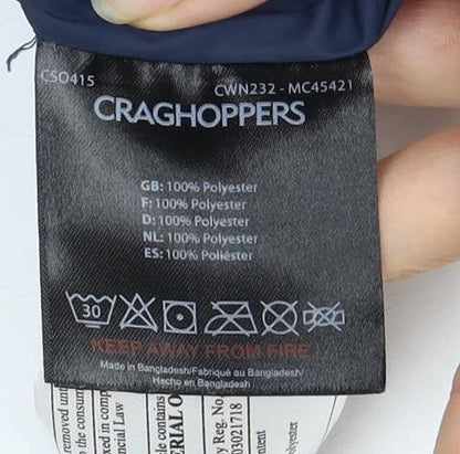 Womens UK Size 8 Craghoppers Blue Puffer Jacket