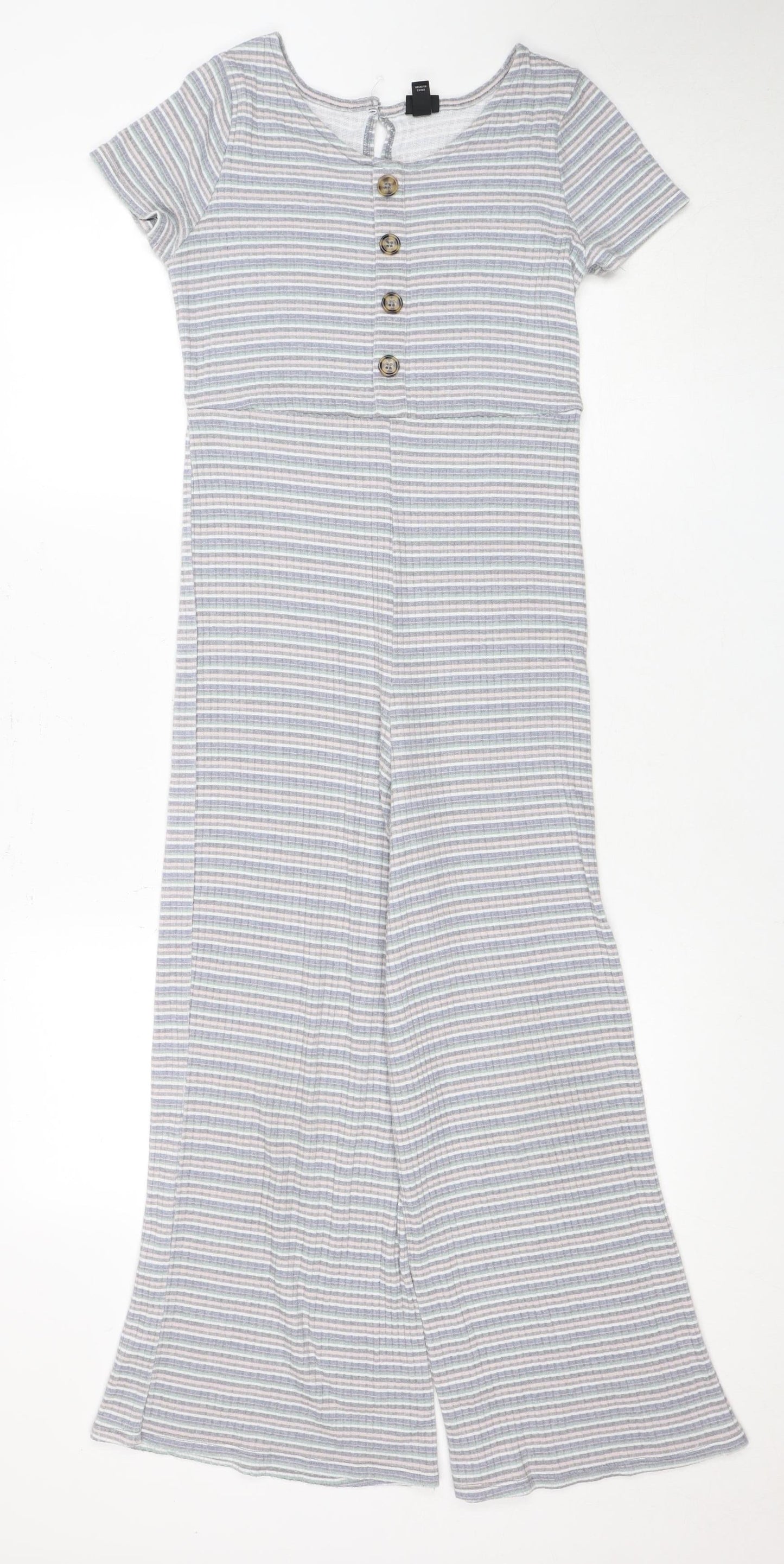 Art Class Women's Multicoloured L Striped Jumpsuit