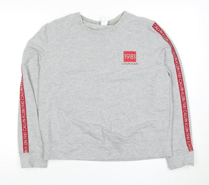 Calvin Klein Men's Grey Pyjama Top M