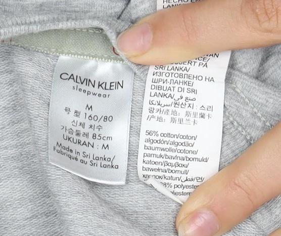 Calvin Klein Men's Grey Pyjama Top M