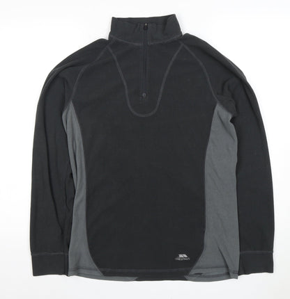 Trespass Unisex Black M Pullover Fleece Sweatshirt