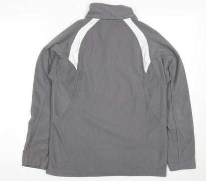 Dare2Be Women's Grey Fleece Zip Sweatshirt M