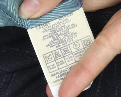 Ted Baker Women's Black Pinstripe Suit Jacket Size 10