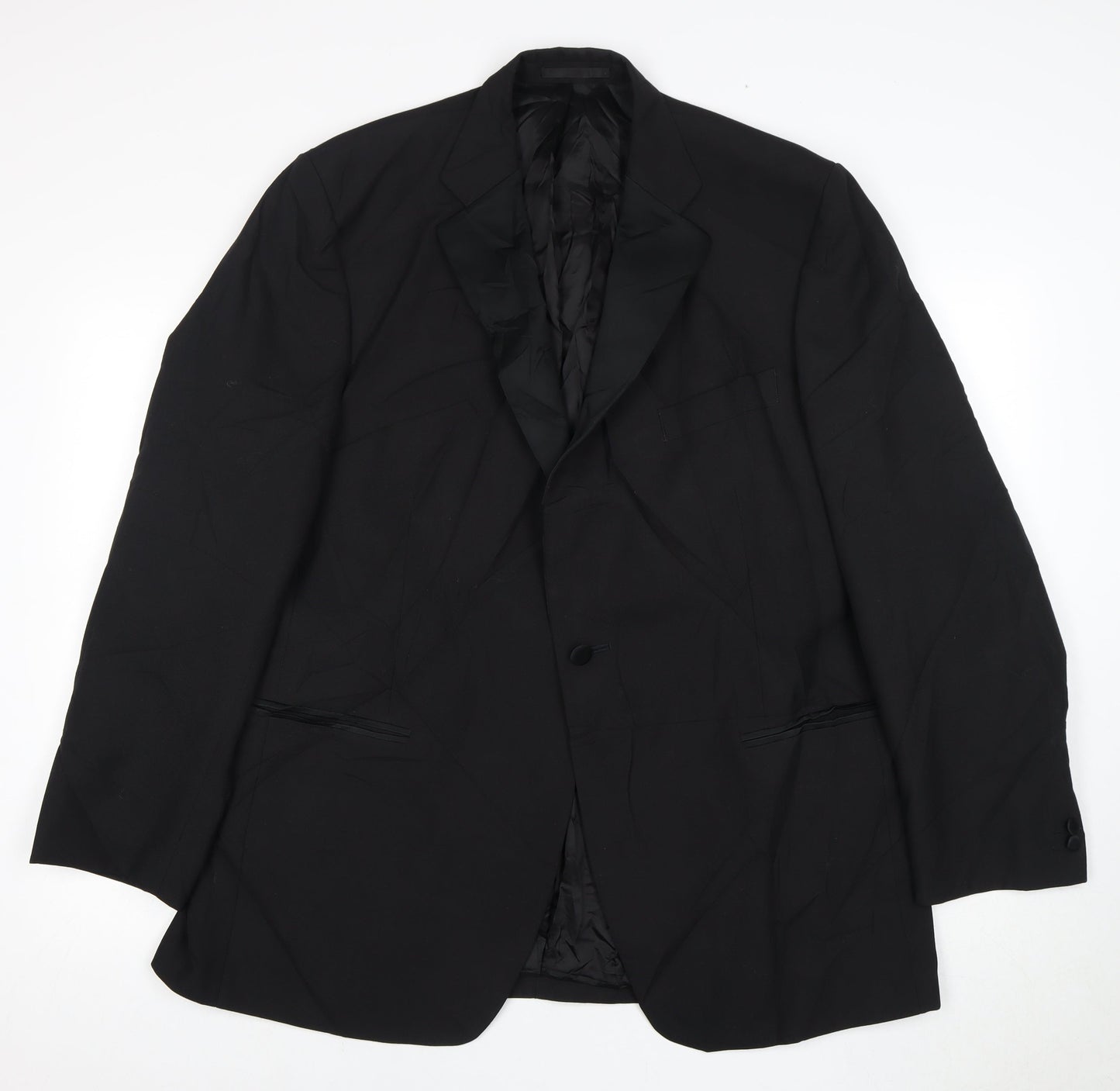Mens UK Size 44 Magee Regular Black Suit Tuxedo