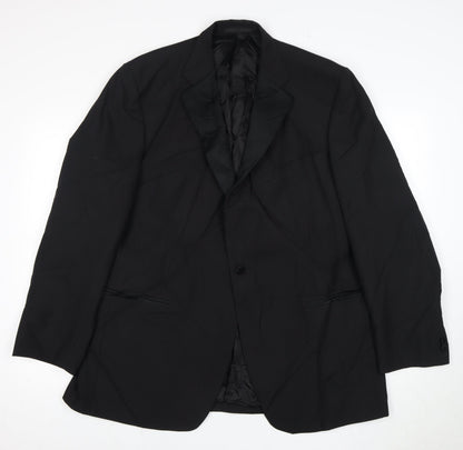 Mens UK Size 44 Magee Regular Black Suit Tuxedo