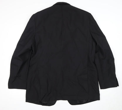 Mens UK Size 44 Magee Regular Black Suit Tuxedo