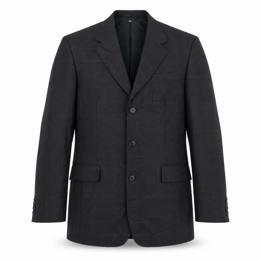 Mens UK Size 40 Moss Regular Black Suit Jacket