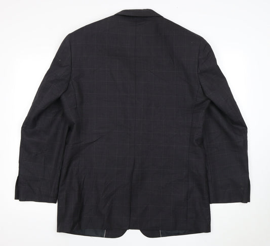 Mens UK Size 40 Moss Regular Black Suit Jacket