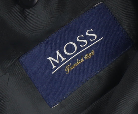 Mens UK Size 40 Moss Regular Black Suit Jacket