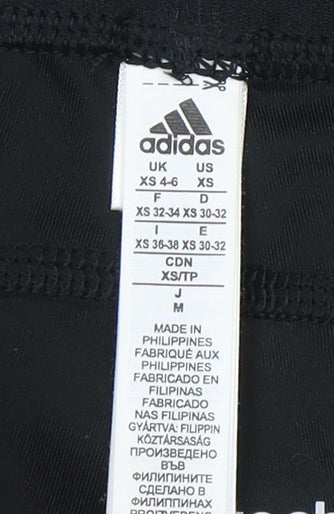 Adidas Women's Black XS Cropped Running Leggings