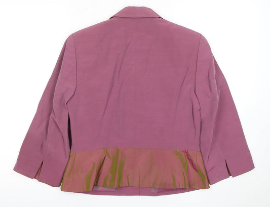 Womens UK Size 12 Laura Ashley Regular Purple Suit Jacket