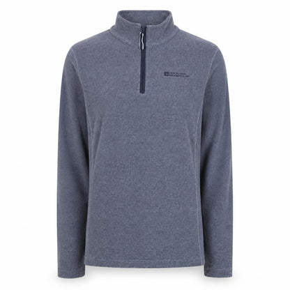Womens UK Size 8 Mountain Warehouse Blue Henley Sweatshirt