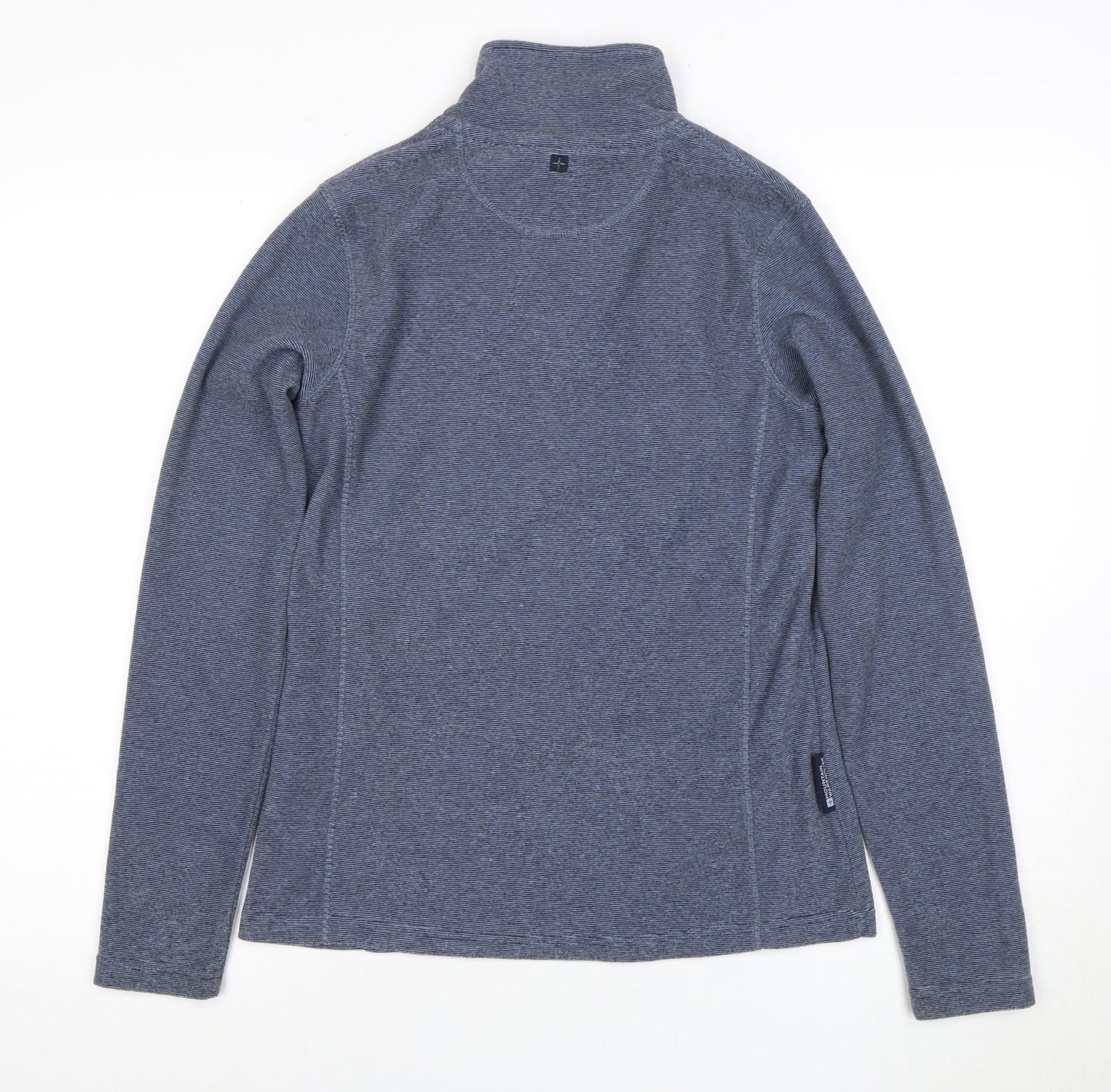 Womens UK Size 8 Mountain Warehouse Blue Henley Sweatshirt